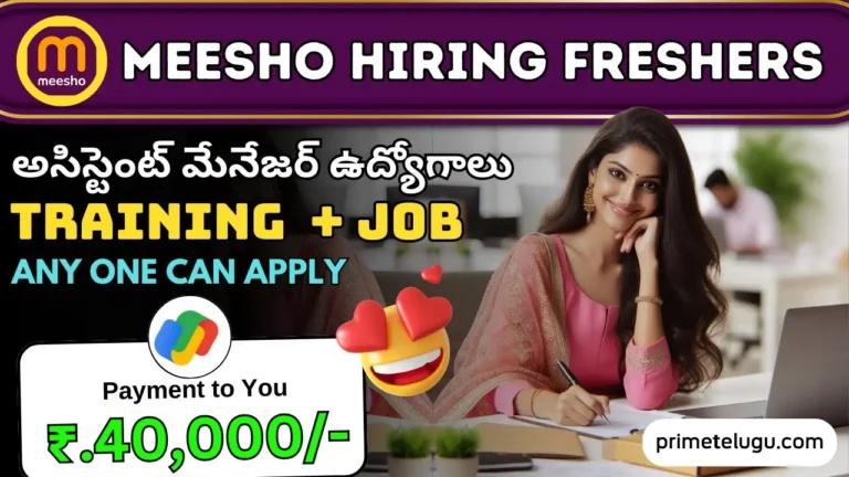 Meesho HIRING - Be a Data-Driven Last-Mile Hero as a Valmo AM